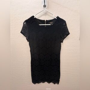 Laundry By Shelli Segal Black Lace Cocktail Dress